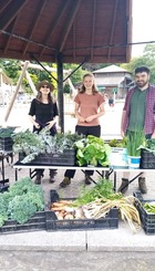 The Campy Growers' Saturday veg stall